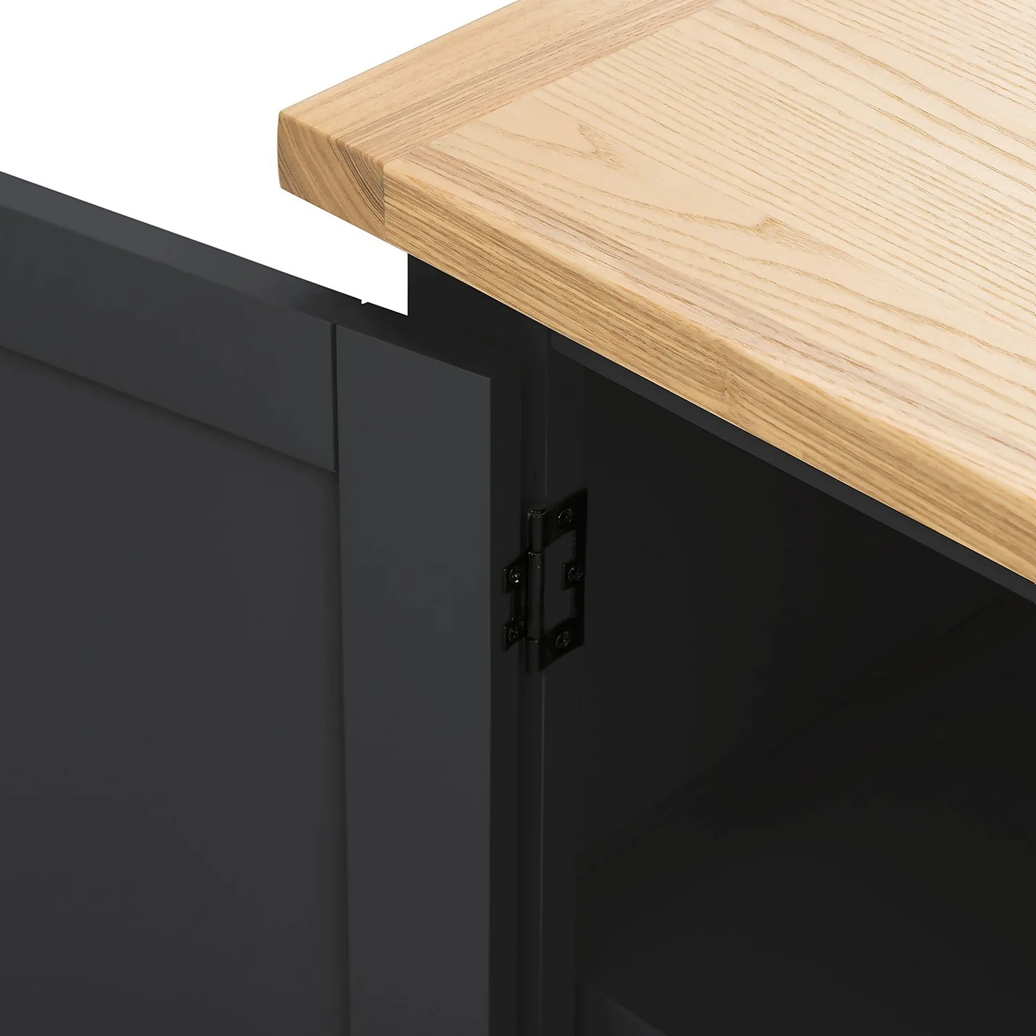 Ashstead Small Sideboard - Oak & Charcoal 8 Ashstead Small Sideboard - Oak & Charcoal - Image 6