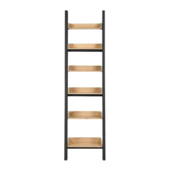 Ashstead Ladder Shelf - Oak & Charcoal 12 Ashstead Ladder Shelf - Oak & Charcoal -Furniture Shop 13642205 8484953455128848