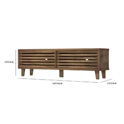 Erik Slatted Wide TV Unit -Furniture Shop 13642843 9274967648502105