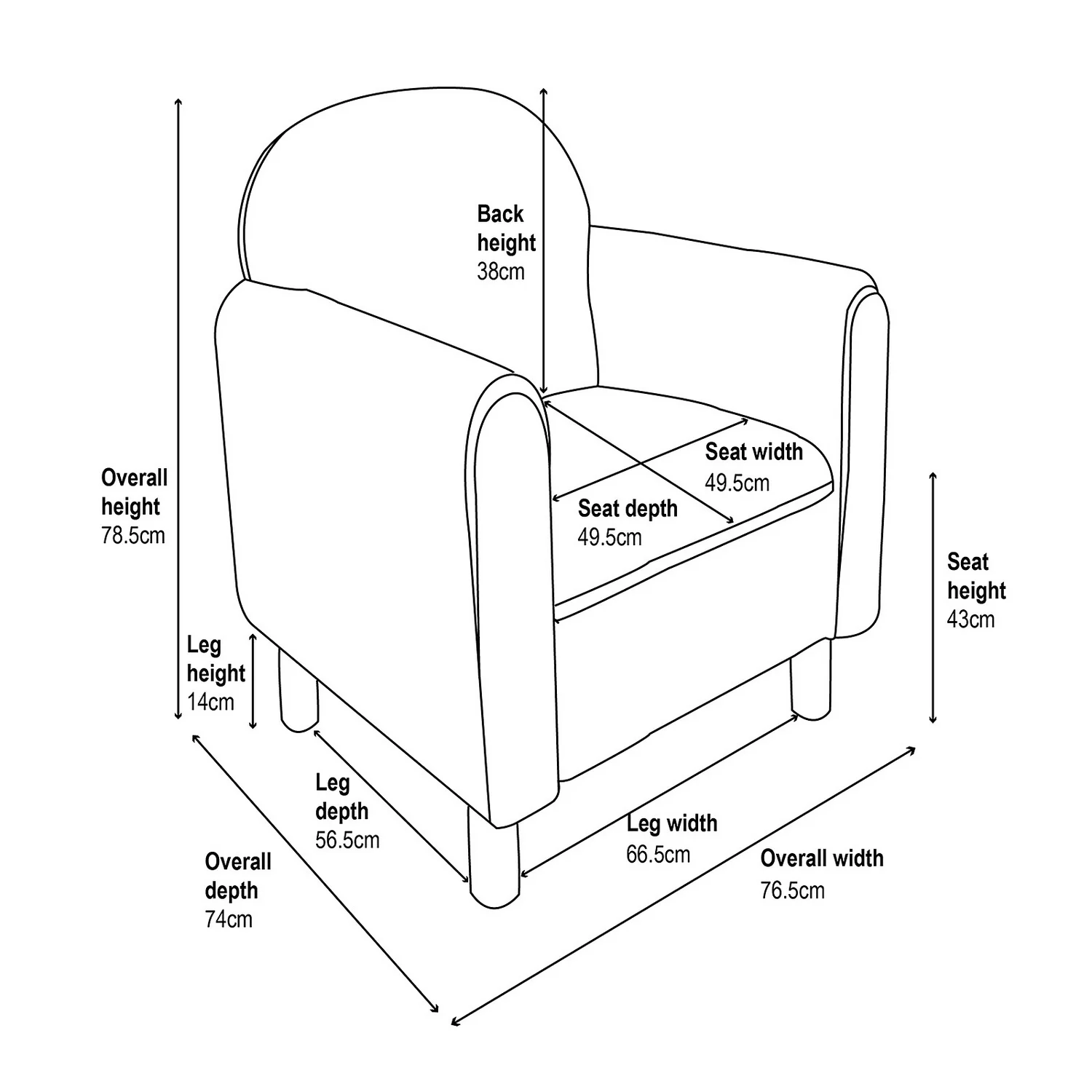 Barry Boucle Armchair - Cream 10 Barry Boucle Armchair - Cream - Image 8