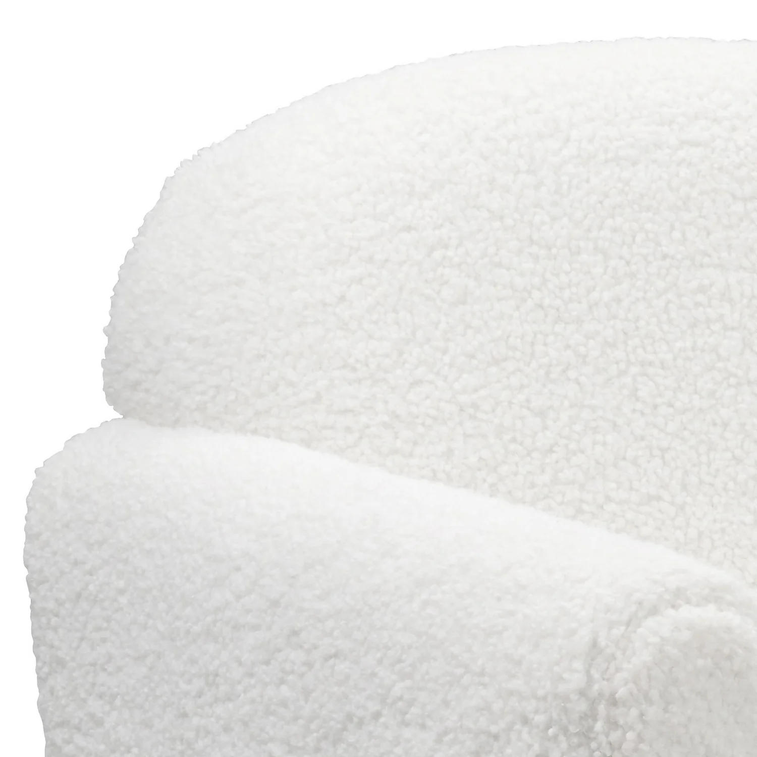 Barry Boucle Armchair - Cream 7 Barry Boucle Armchair - Cream - Image 5