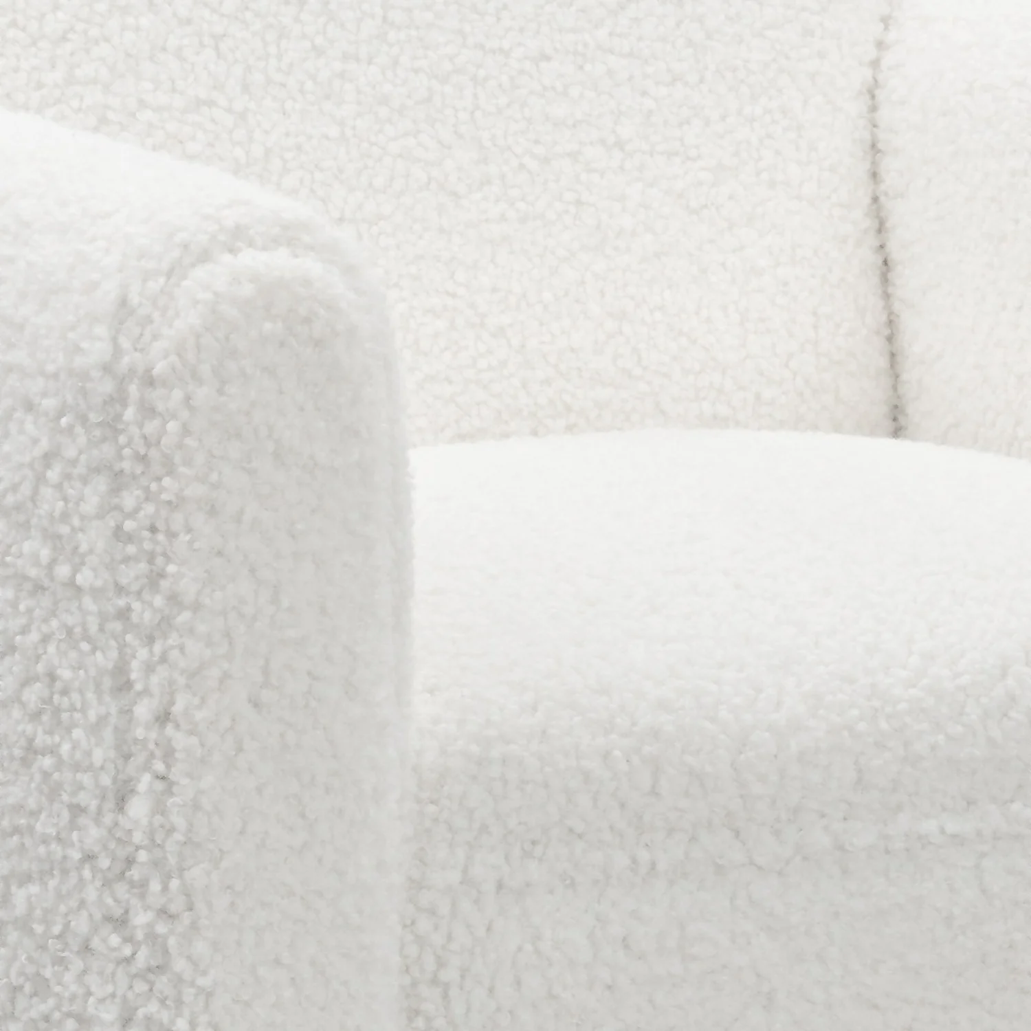 Barry Boucle Armchair - Cream 8 Barry Boucle Armchair - Cream - Image 6