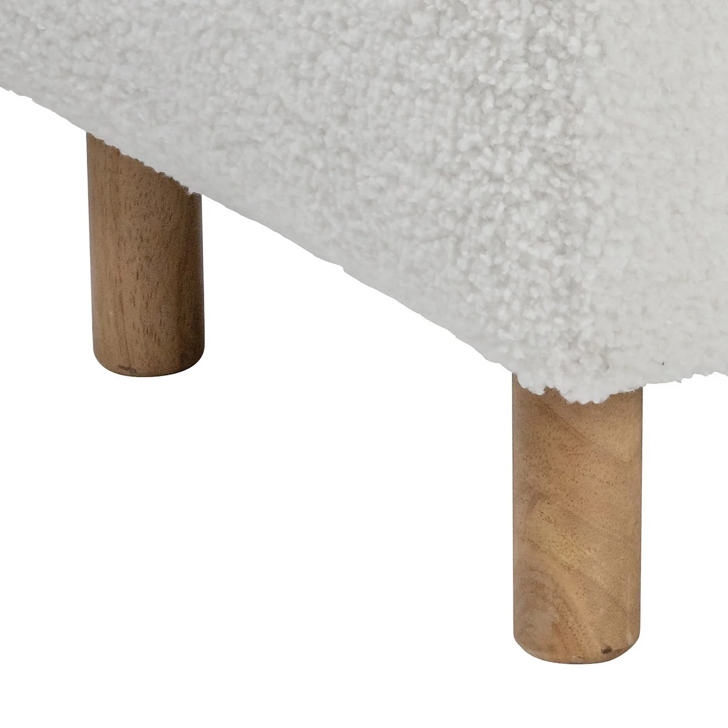 Barry Boucle Armchair - Cream 9 Barry Boucle Armchair - Cream - Image 7