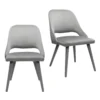 Oliver Upholstered Dining Chairs - Set Of 2 - Grey 1 Oliver Upholstered Dining Chairs - Set Of 2 - Grey -Furniture Shop 13644173 1274965386426052