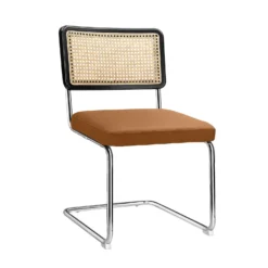 Rory Rattan Back Dining Chair - Set Of 2 - Tan -Furniture Shop 13644184 1475007602862018