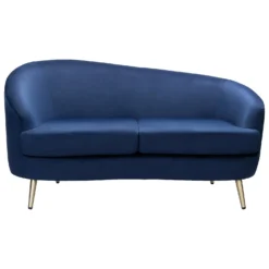 Lucie Asymmetric 2 Seater Sofa - Midnight -Furniture Shop 13644192 2505003705603532