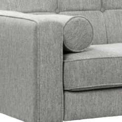 Draper Woven Fabric 3 Seater Sofa In A Box - Grey -Furniture Shop 13645999 1854978299837555