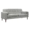 Draper Woven Fabric 3 Seater Sofa In A Box - Grey 1 Draper Woven Fabric 3 Seater Sofa In A Box - Grey -Furniture Shop 13645999 1954978299548736