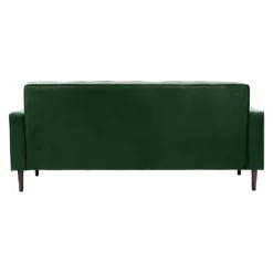 Draper Velvet 3 Seater Sofa In A Box - Green -Furniture Shop 13646000 7694978299688632