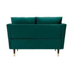 Cosmo Velvet 2 Seater Sofa In A Box - Emerald -Furniture Shop 13646012 4244978299350292