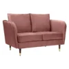 Cosmo Velvet 2 Seater Sofa In A Box - Rose Pink 1 Cosmo Velvet 2 Seater Sofa In A Box - Rose Pink -Furniture Shop 13646013 9084978299583602