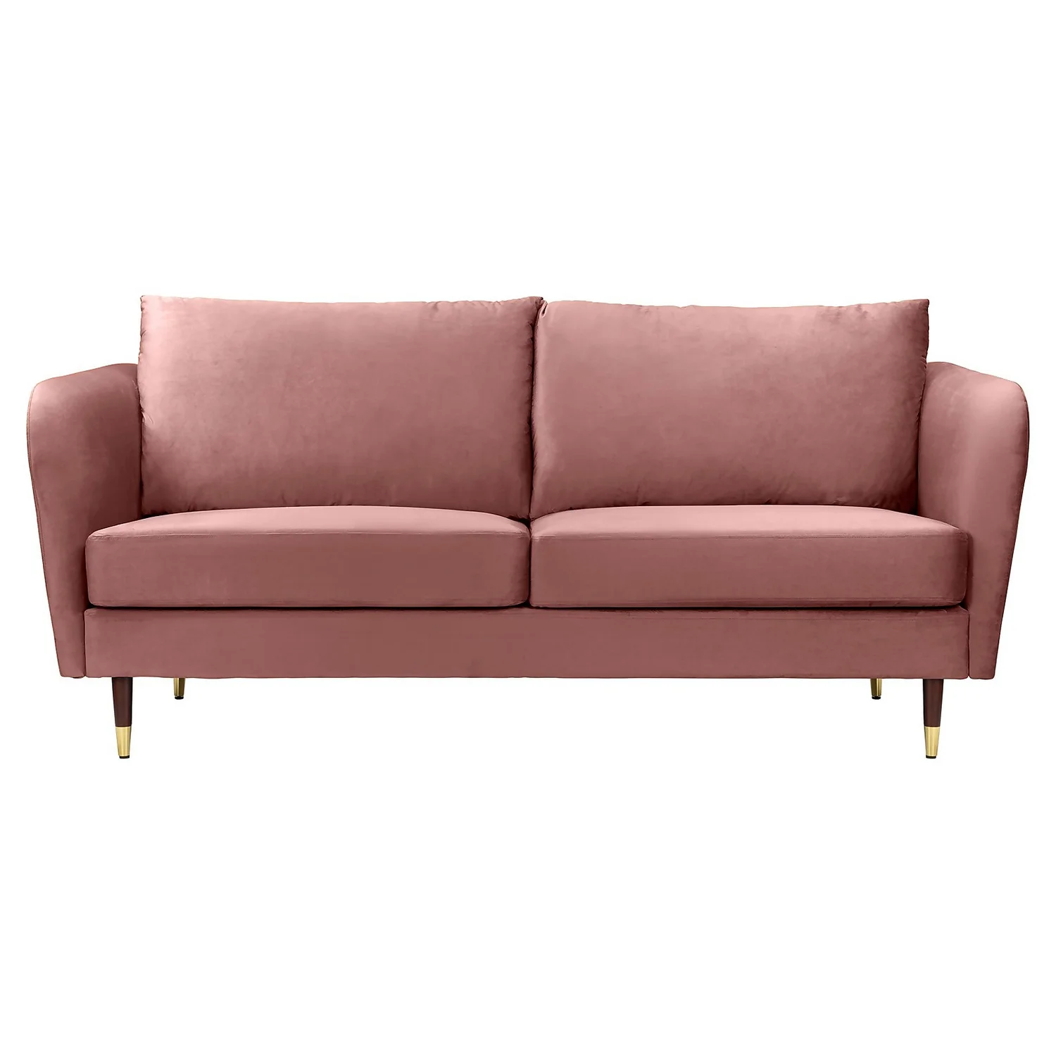 Cosmo Velvet 3 Seater Sofa In A Box - Rose Pink 4 Cosmo Velvet 3 Seater Sofa In A Box - Rose Pink - Image 2