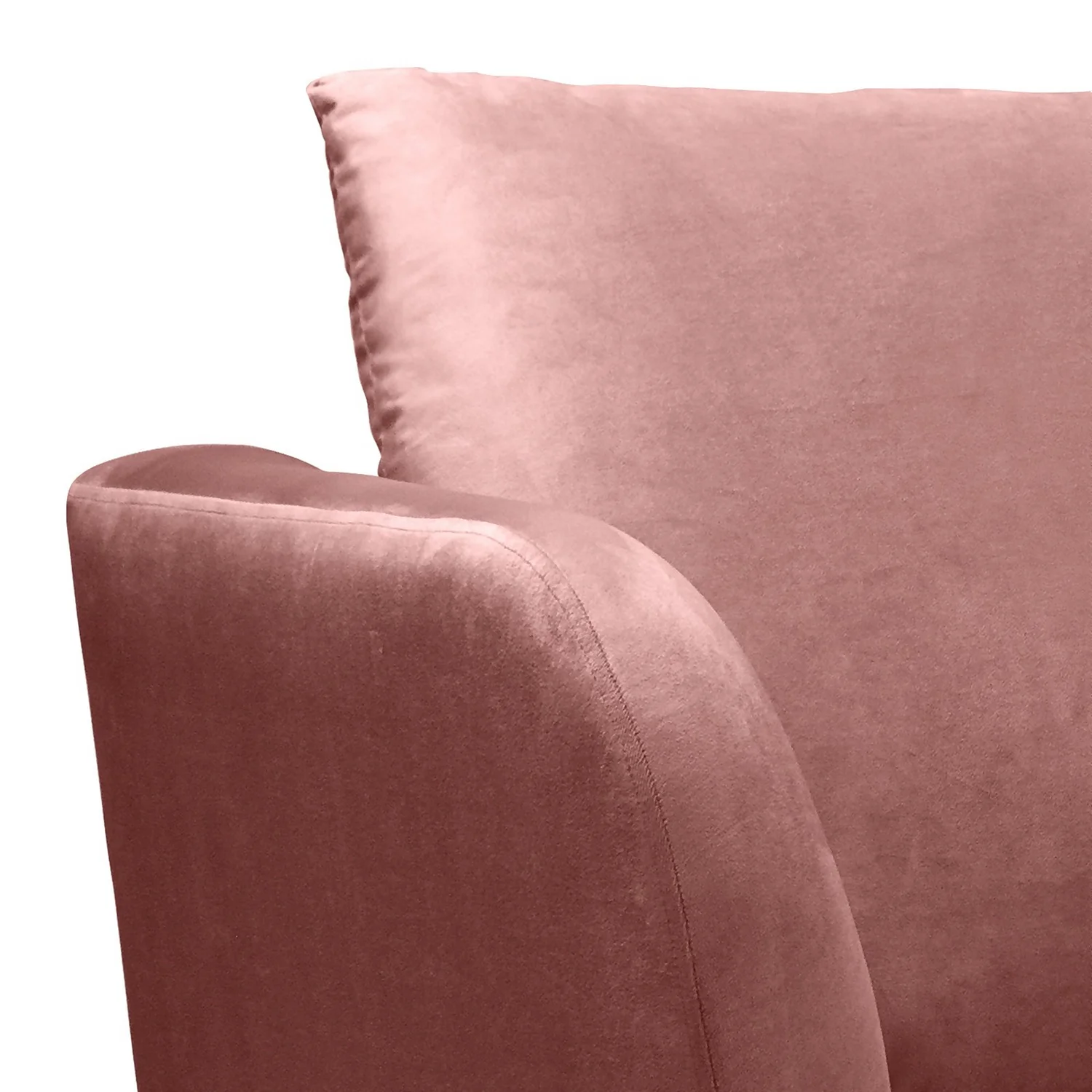 Cosmo Velvet 3 Seater Sofa In A Box - Rose Pink 6 Cosmo Velvet 3 Seater Sofa In A Box - Rose Pink - Image 4