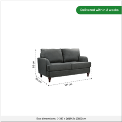 Brook 2 Seater Sofa In A Box - Charcoal 19 Brook 2 Seater Sofa In A Box - Charcoal -Furniture Shop 13646016 7515007639618414