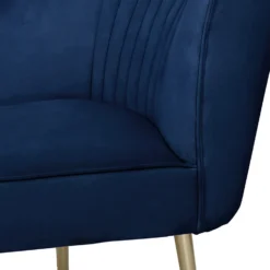 Gigi Velvet Chaise Longue - Midnight -Furniture Shop 13698290 1174975247939691