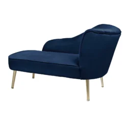Gigi Velvet Chaise Longue - Midnight -Furniture Shop 13698290 2034975247853810