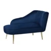 Gigi Velvet Chaise Longue - Midnight -Furniture Shop 13698290 7434975247771829
