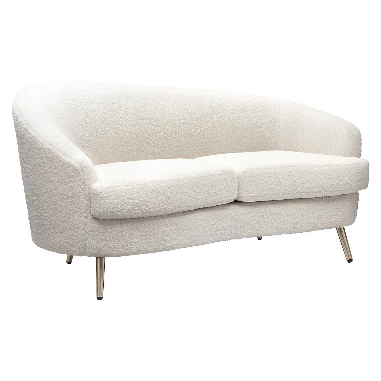 Lucie Asymmetric 2 Seater Sofa - Boucle 3 Lucie Asymmetric 2 Seater Sofa - Boucle