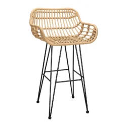 Ronnie Rattan Bar Stool - Set Of 2 -Furniture Shop 13863935 2125001688266576