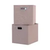 Clever Cube Fabric Insert - Set Of 2 - Blush Pink -Furniture Shop 13911398 1664981912636764