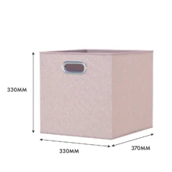 Clever Cube Fabric Insert - Set Of 2 - Blush Pink 11 Clever Cube Fabric Insert - Set Of 2 - Blush Pink -Furniture Shop 13911398 1894981912737507