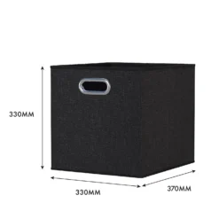 Clever Cube Fabric Insert - Set Of 2 - Woven Pepper -Furniture Shop 13911401 1444981913042289