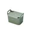 Small Urban Storage Basket With Lid - Green -Furniture Shop 13977508 1714999817825514